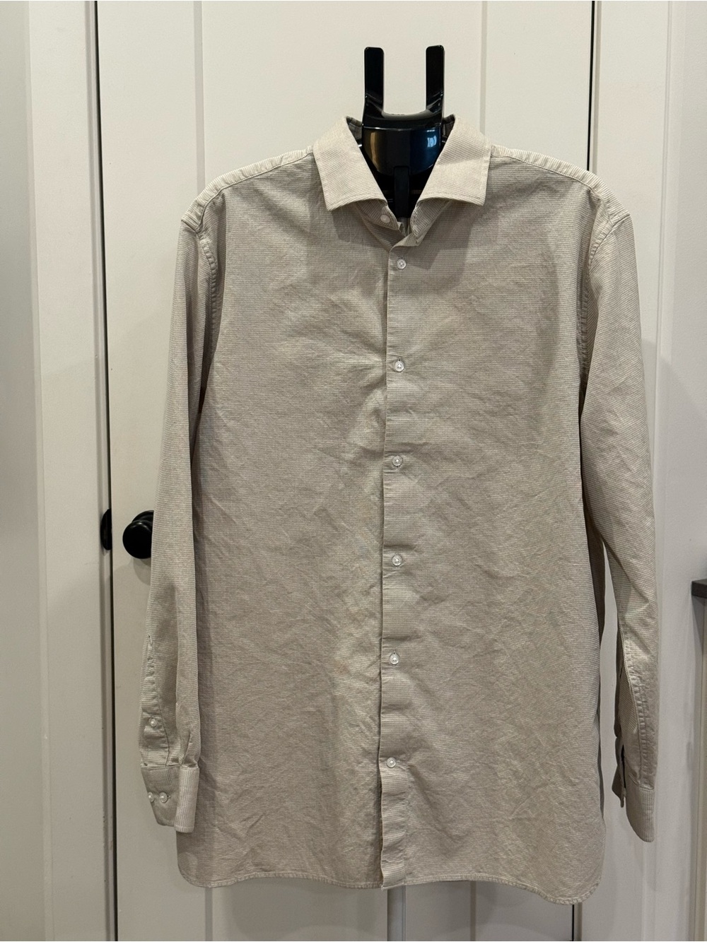 Banana Republic | Tan Dobby Dress Shirt - Slim Fit | Sz XXL $85